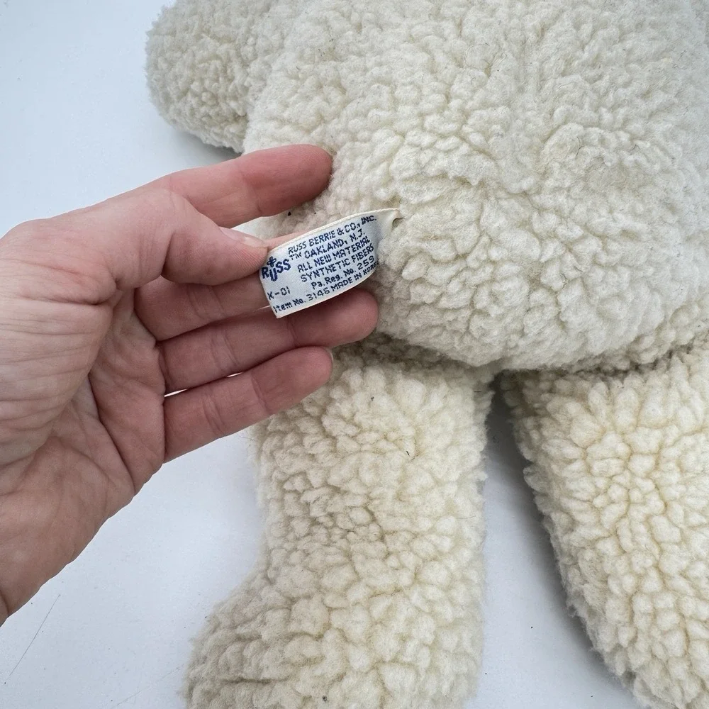 Vintage 1986 Snuggle Fabric Softener Bear‎ Plush Russ Berrie Stuffed Animal
